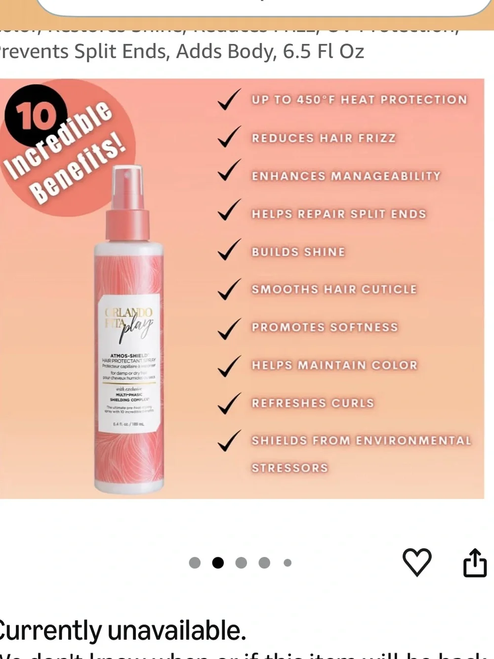Orlando Pita Play - Atmos-Shield Hair Protectant Spray